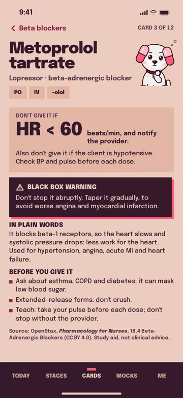Pharm Pup app screen